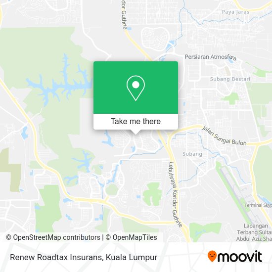 Renew Roadtax Insurans map
