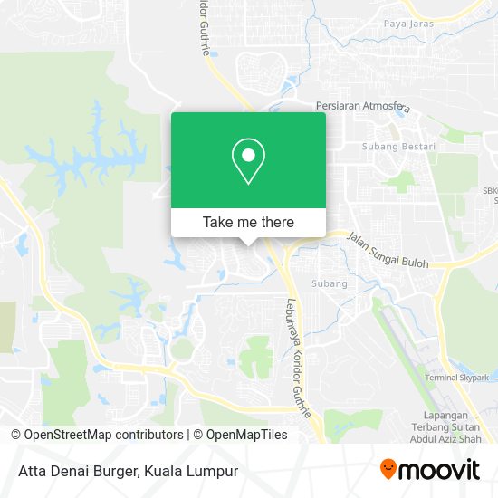 Atta Denai Burger map