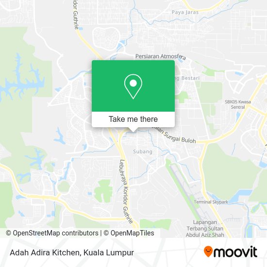 Adah Adira Kitchen map