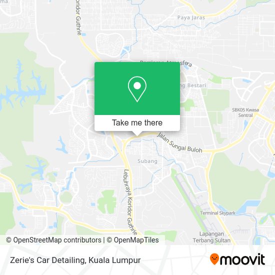 Zerie's Car Detailing map