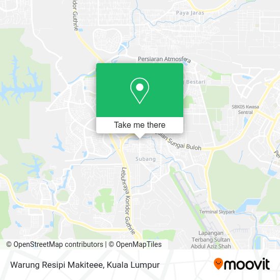 Peta Warung Resipi Makiteee