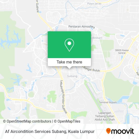 Peta Af Aircondition Services Subang