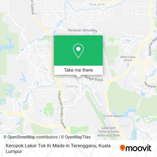 Peta Keropok Lekor Tok Ki Made in Terengganu