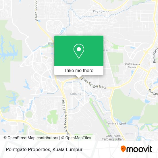 Pointgate Properties map
