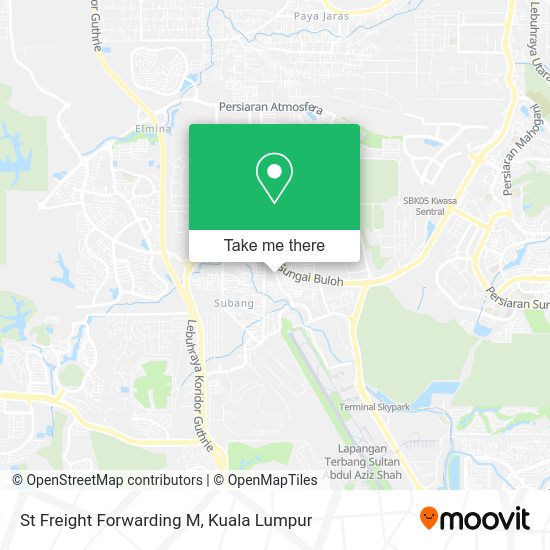 St Freight Forwarding M map