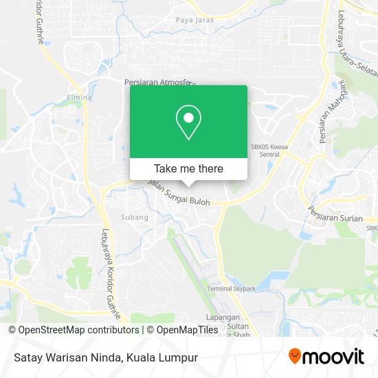 Peta Satay Warisan Ninda