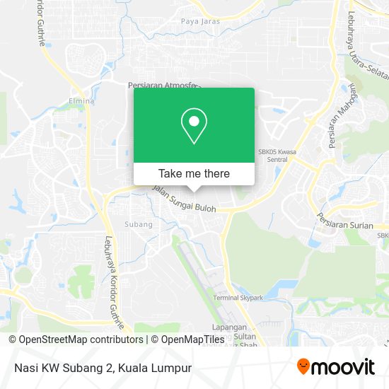 Peta Nasi KW Subang 2