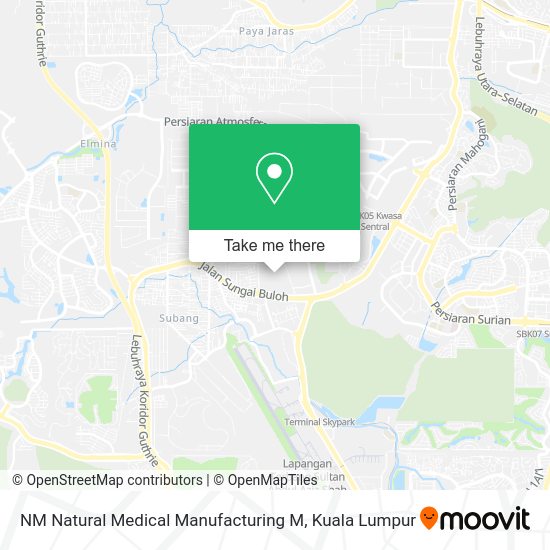 NM Natural Medical Manufacturing M map