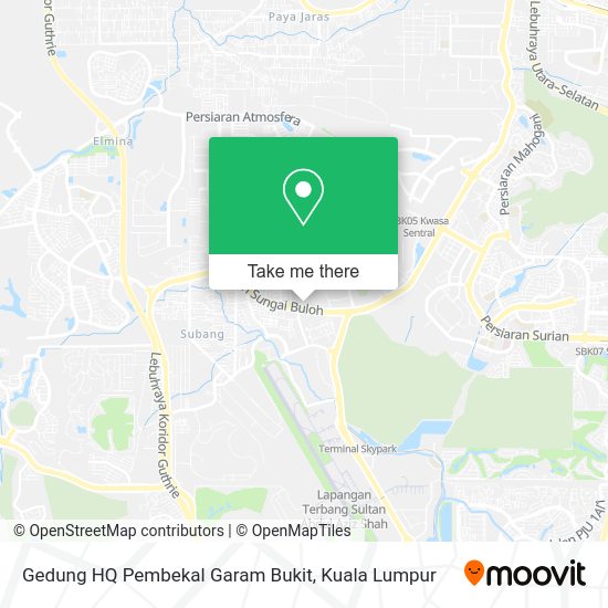 Peta Gedung HQ Pembekal Garam Bukit
