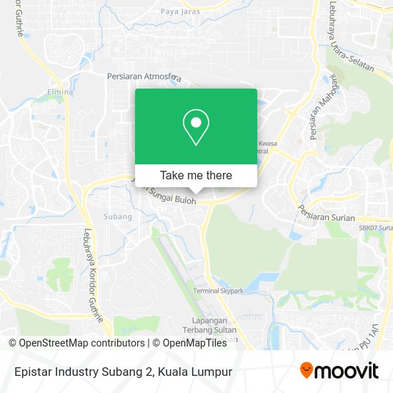 Peta Epistar Industry Subang 2
