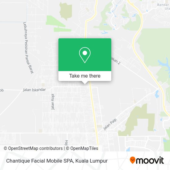 Chantique Facial Mobile SPA map