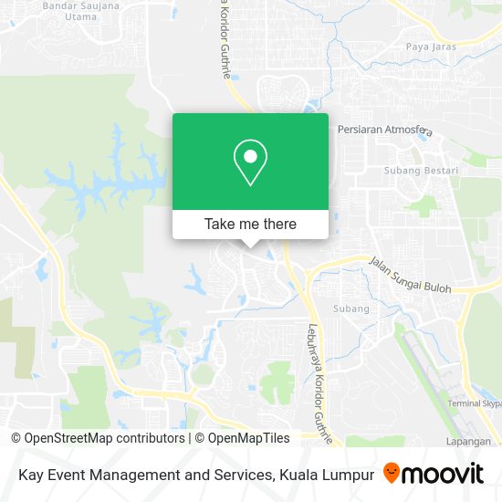Kay Event Management and Services map