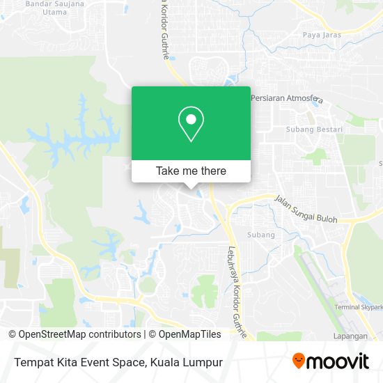 Peta Tempat Kita Event Space