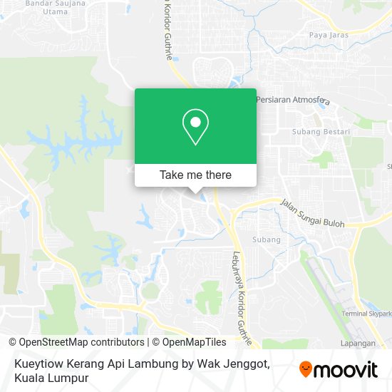 Kueytiow Kerang Api Lambung by Wak Jenggot map