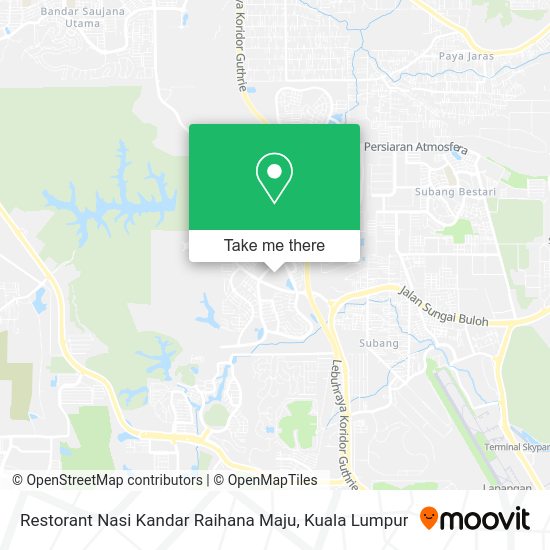 Restorant Nasi Kandar Raihana Maju map