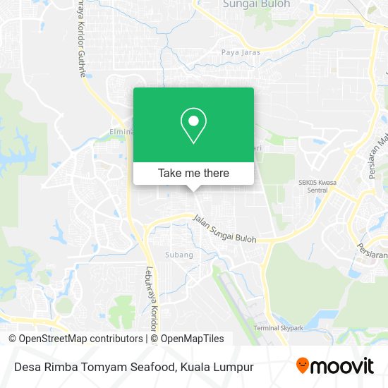 Desa Rimba Tomyam Seafood map