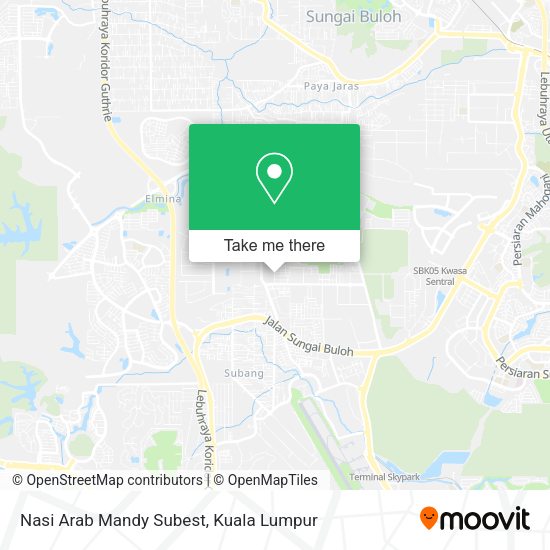 Nasi Arab Mandy Subest map