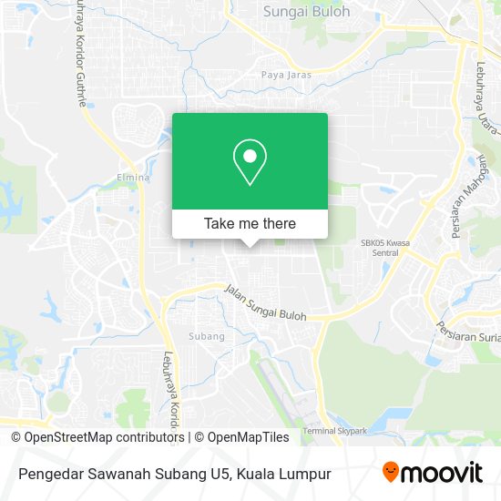 Pengedar Sawanah Subang U5 map