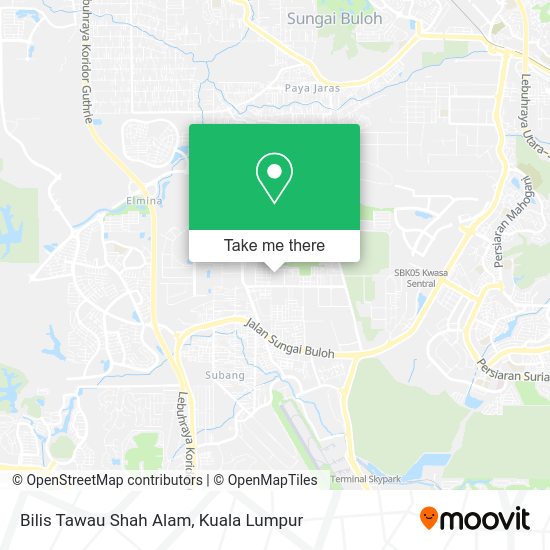 Peta Bilis Tawau Shah Alam