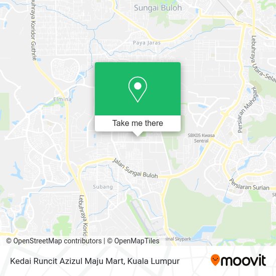 Kedai Runcit Azizul Maju Mart map