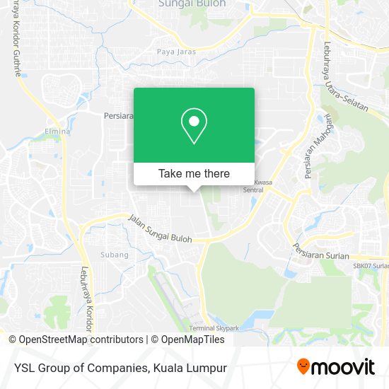 YSL Group of Companies map
