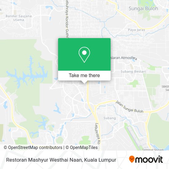 Restoran Mashyur Westhai Naan map