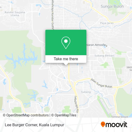 Lee Burger Corner map