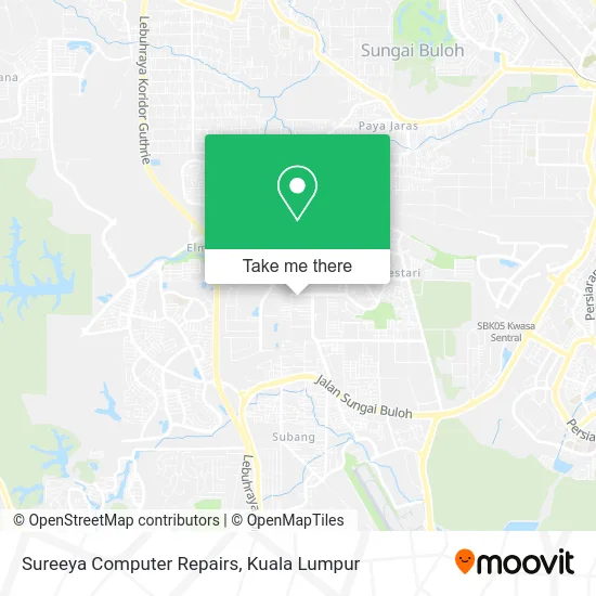 Sureeya Computer Repairs map