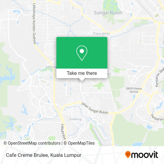 Cafe Creme Brulee map