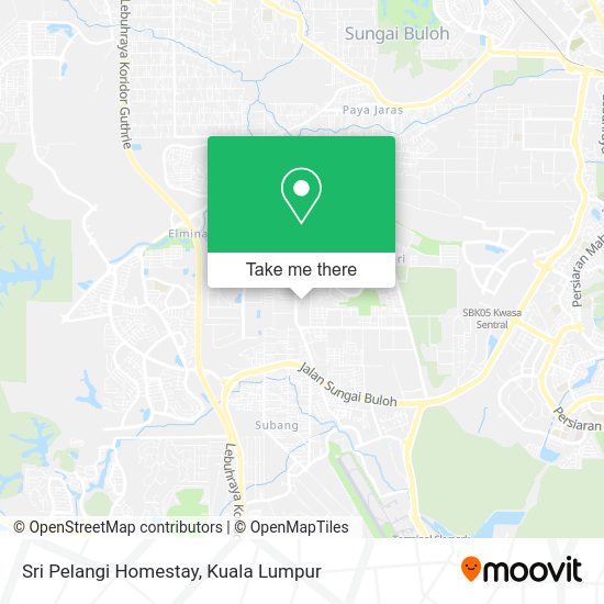 Peta Sri Pelangi Homestay