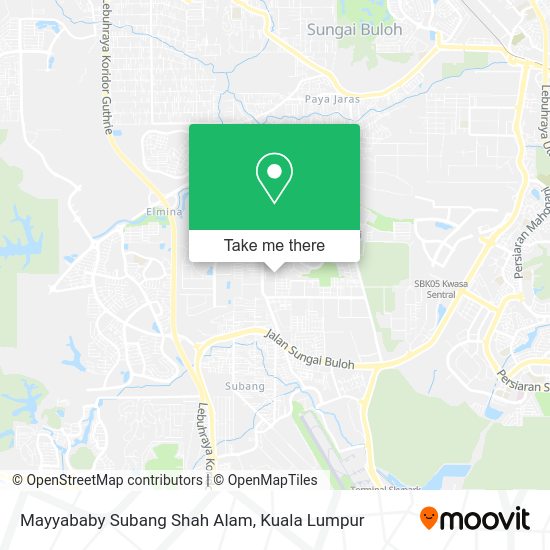 Peta Mayyababy Subang Shah Alam