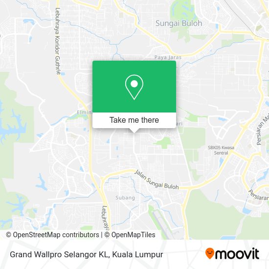 Peta Grand Wallpro Selangor KL