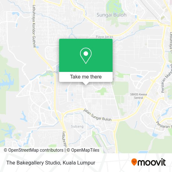 The Bakegallery Studio map