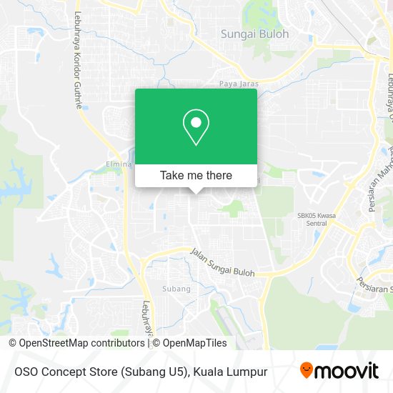 OSO Concept Store (Subang U5) map