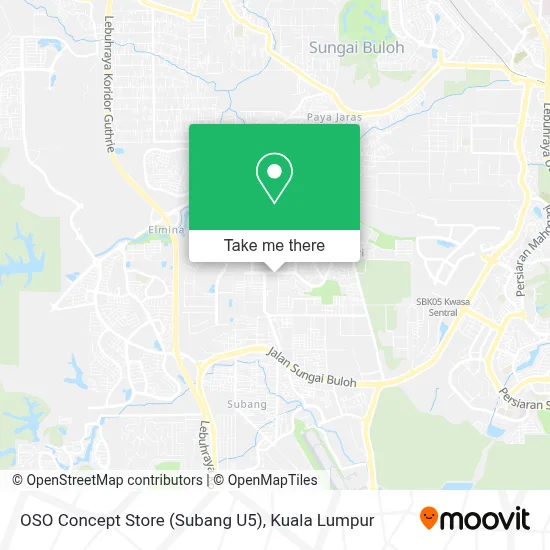 OSO Concept Store (Subang U5) map