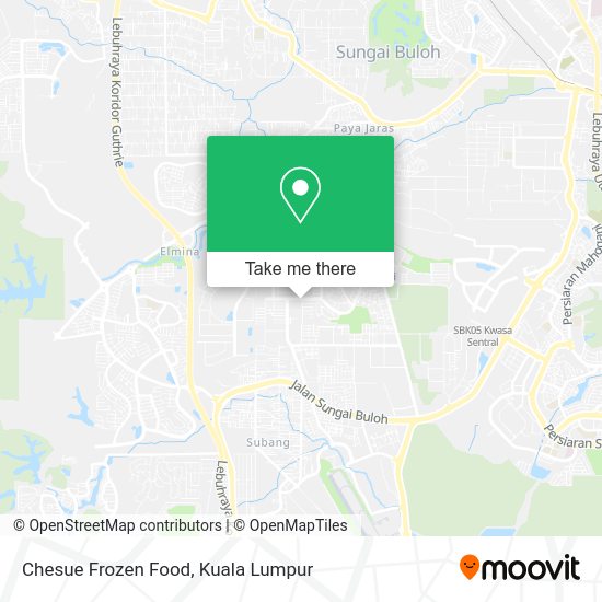 Chesue Frozen Food map