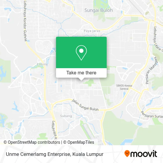 Unme Cemerlamg Enterprise map