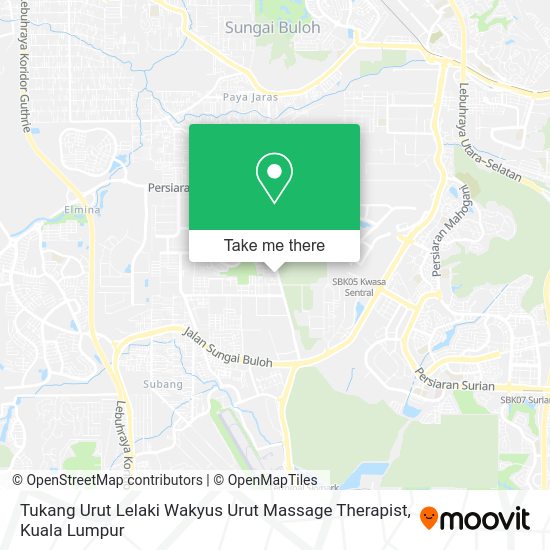 Tukang Urut Lelaki Wakyus Urut Massage Therapist map