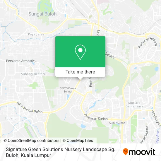 Signature Green Solutions Nursery Landscape Sg. Buloh map