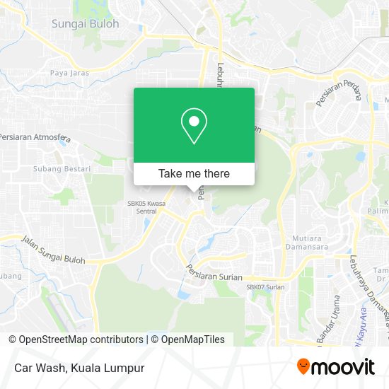 Car Wash map