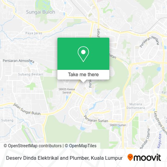Deserv Dinda Elektrikal and Plumber map