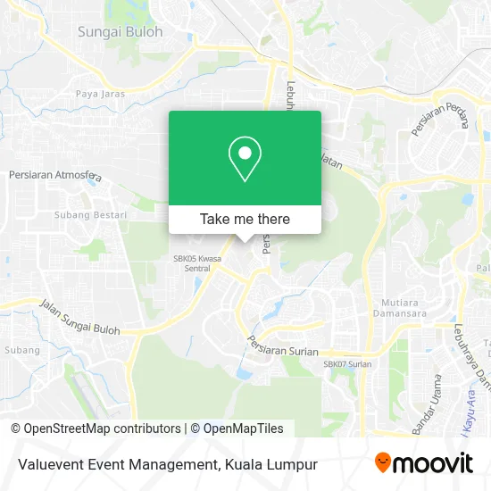 Valuevent Event Management map