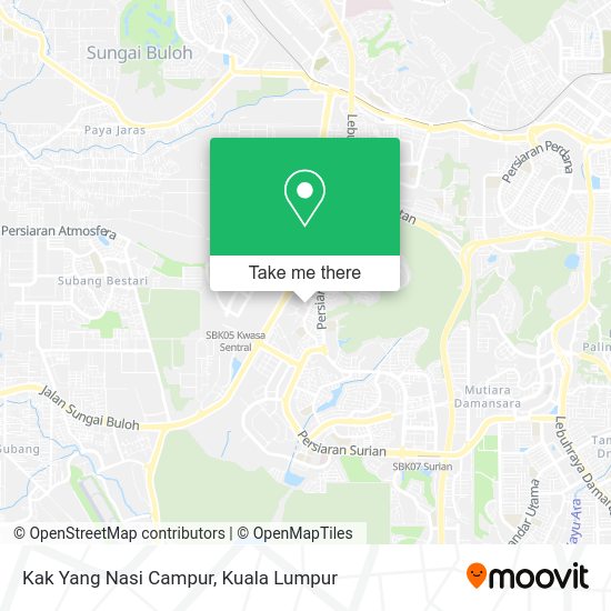 Kak Yang Nasi Campur map