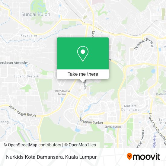 Nurkids Kota Damansara map