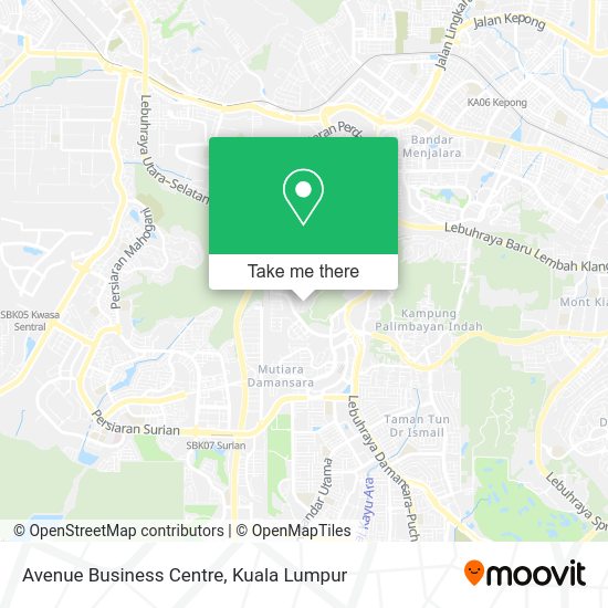 Avenue Business Centre map