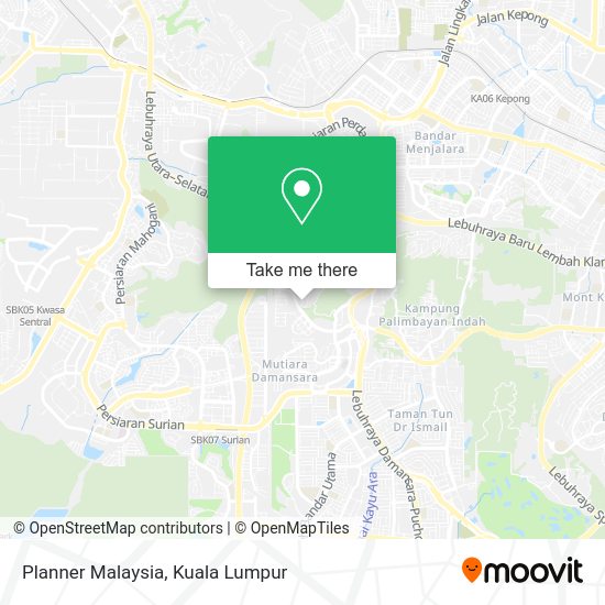 Peta Planner Malaysia