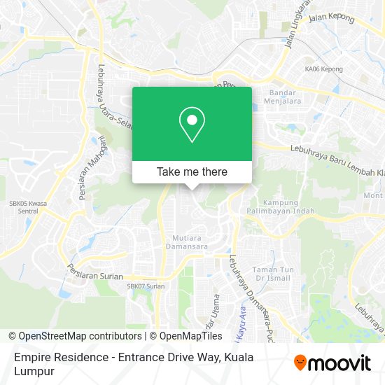 Peta Empire Residence - Entrance Drive Way