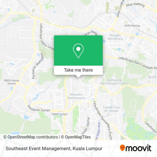 Southeast Event Management map