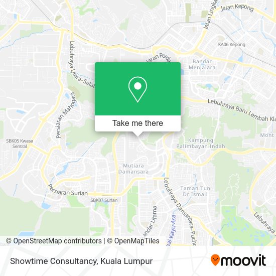 Showtime Consultancy map