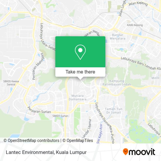 Peta Lantec Environmental
